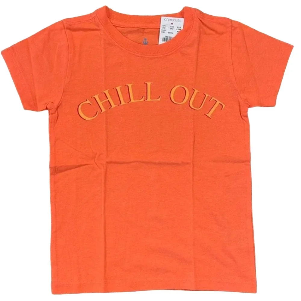NWT J. Crew Boys' Orange/Coral W/